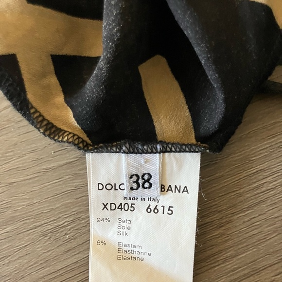 Dolce and Gabbana Silk Print Tank Top - Picture 5 of 5